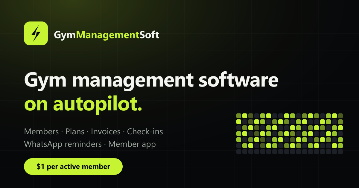 Gym Software Pricing: $1 per Member | Gym Management Soft